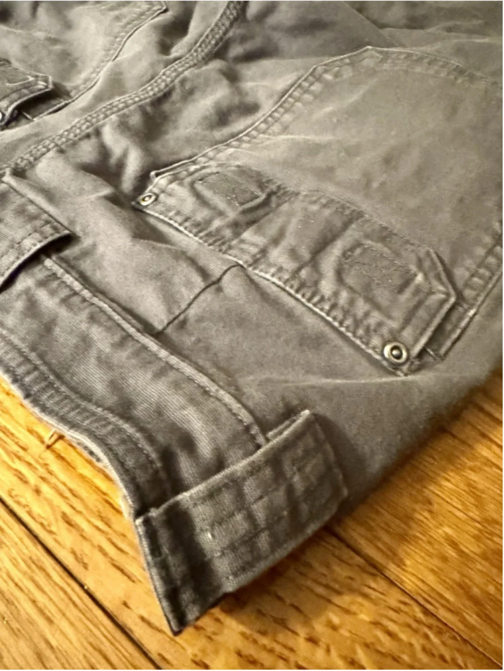 Duluth Trading Co Flex Fire Hose HD Men’s Relaxed Fit Gray Cargo Pants 32x32 - Picture 7 of 10